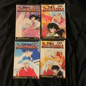 inuyasha manga 3,4,5,16